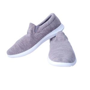 Merinos Sand Gray Wool Blend Slip On Shoes Men's Sz 12